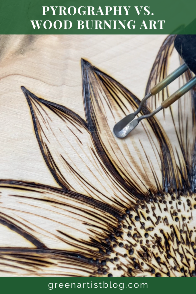 pyrography vs wood burning art