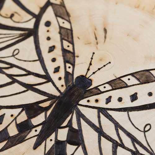 butterfly wood art