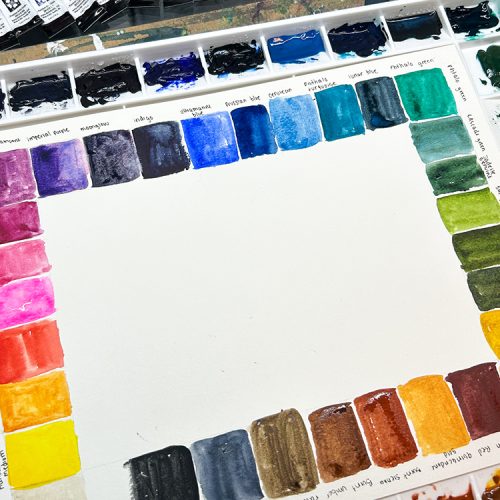 watercolor palette