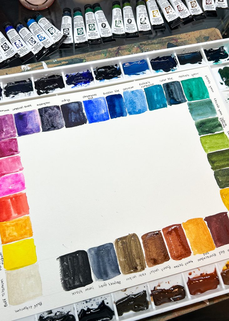 watercolor palette