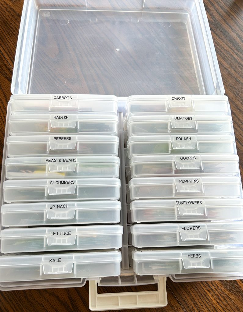 Organizing Garden Seeds
