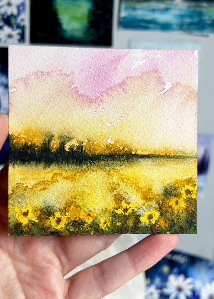 sunflower landscape