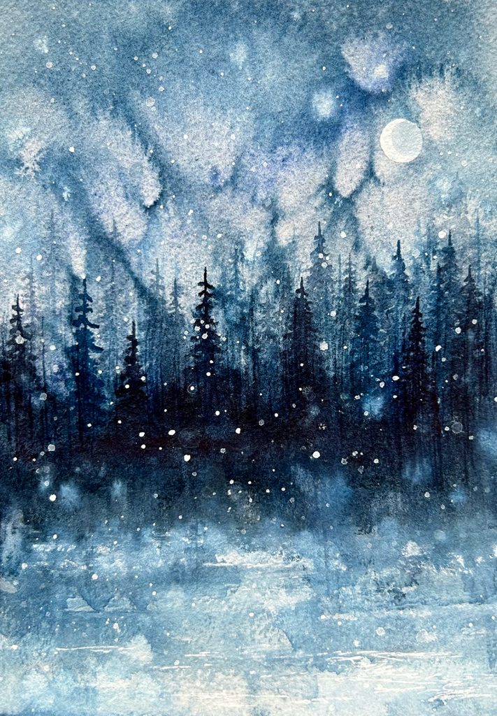 Winter Solstice Watercolor