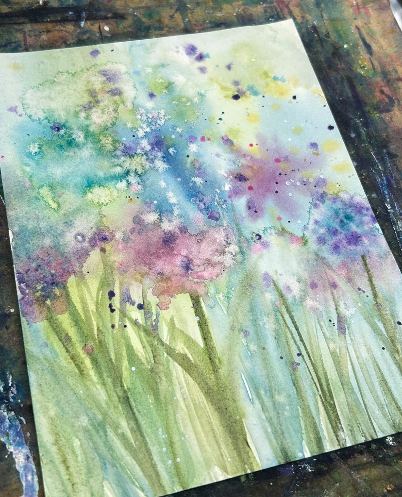abstract watercolor background