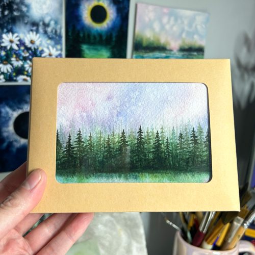 boxed notecard set packaging