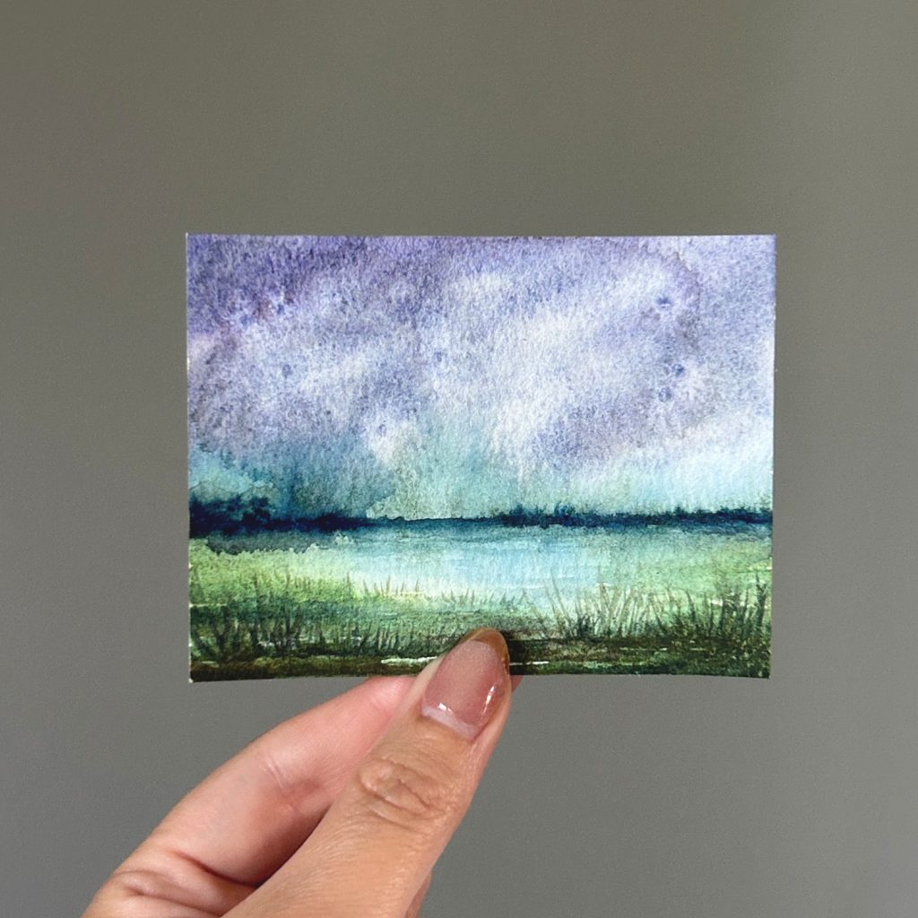 small watercolor landscapes
