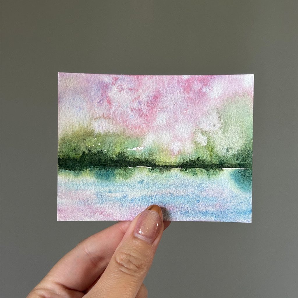 Cute Little Watercolor Landscapes