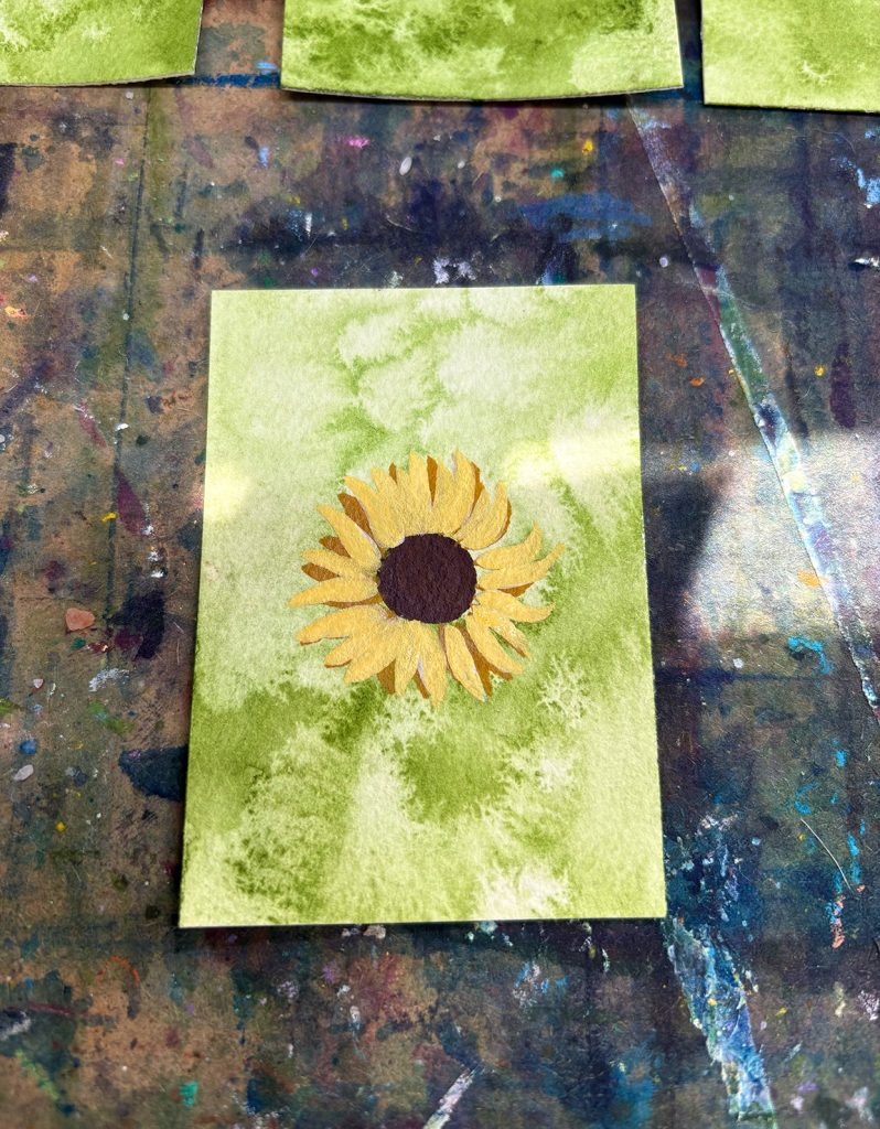 sunflower marker tutorial