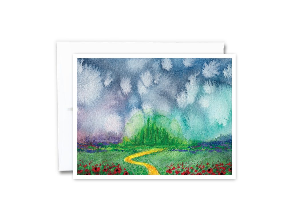 emerald city notecard