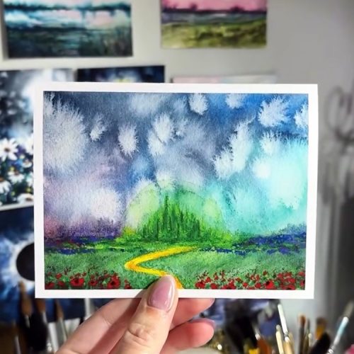 one of my most popular notecards